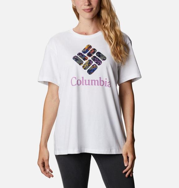 Columbia Bluebird Day T-Shirt White For Women's NZ85276 New Zealand